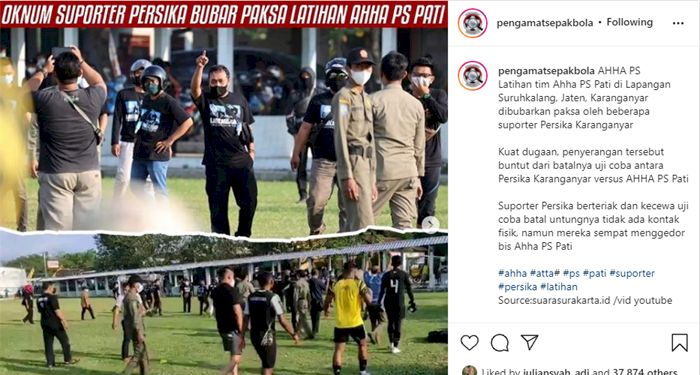 Latihan Klub Atta Halilintar Tiba-tiba Dibubarkan Paksa Puluhan Oknum Suporter